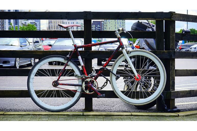 action-bicycle-biking-cars