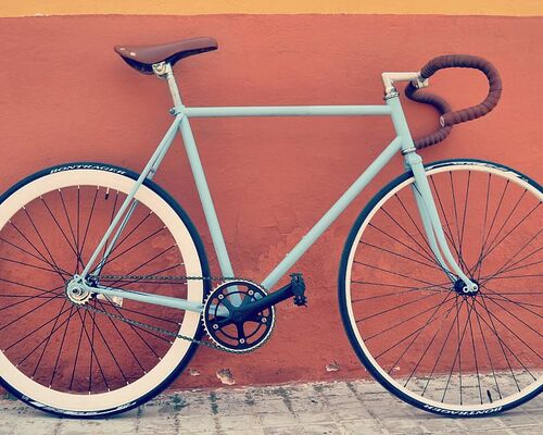 teal-and-grey-road-bike